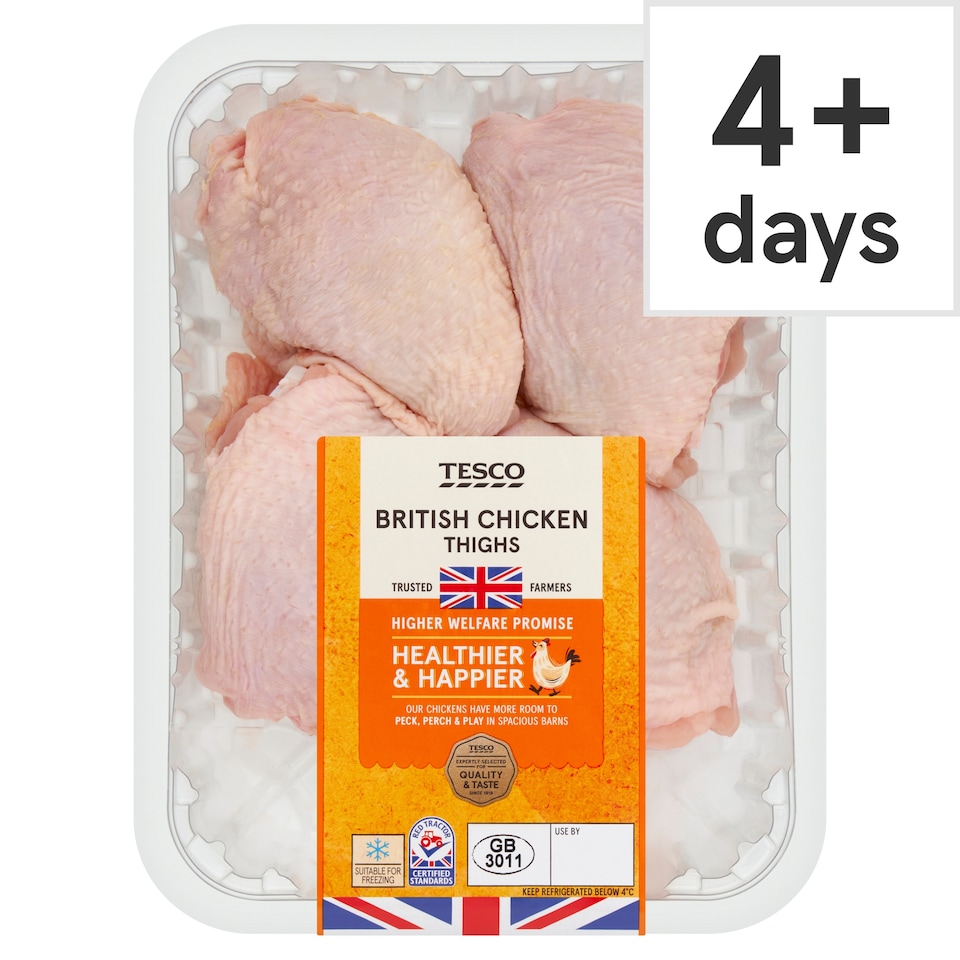 Tesco British Chicken Thighs 600G (C)