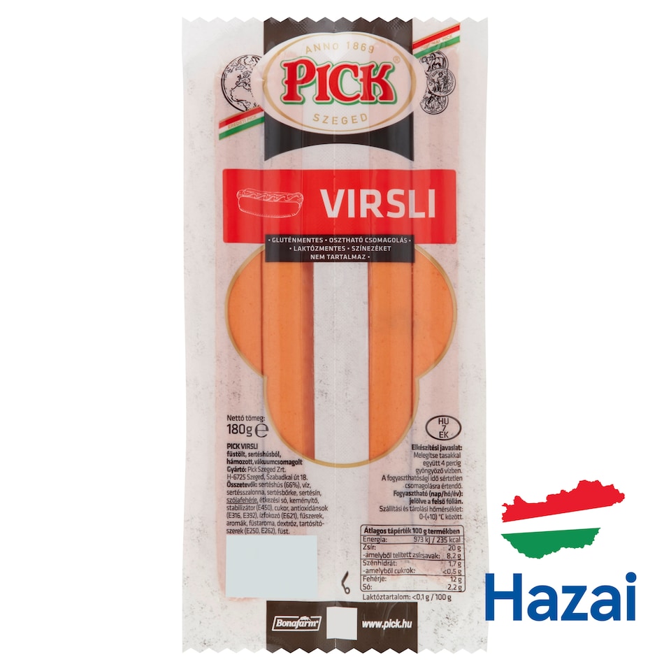 image 1 of PICK Frankfurters 180 g