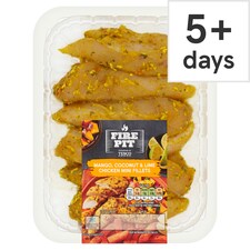 Tesco Firepit Mango Coconut & Lime Chicken Fillets 300G