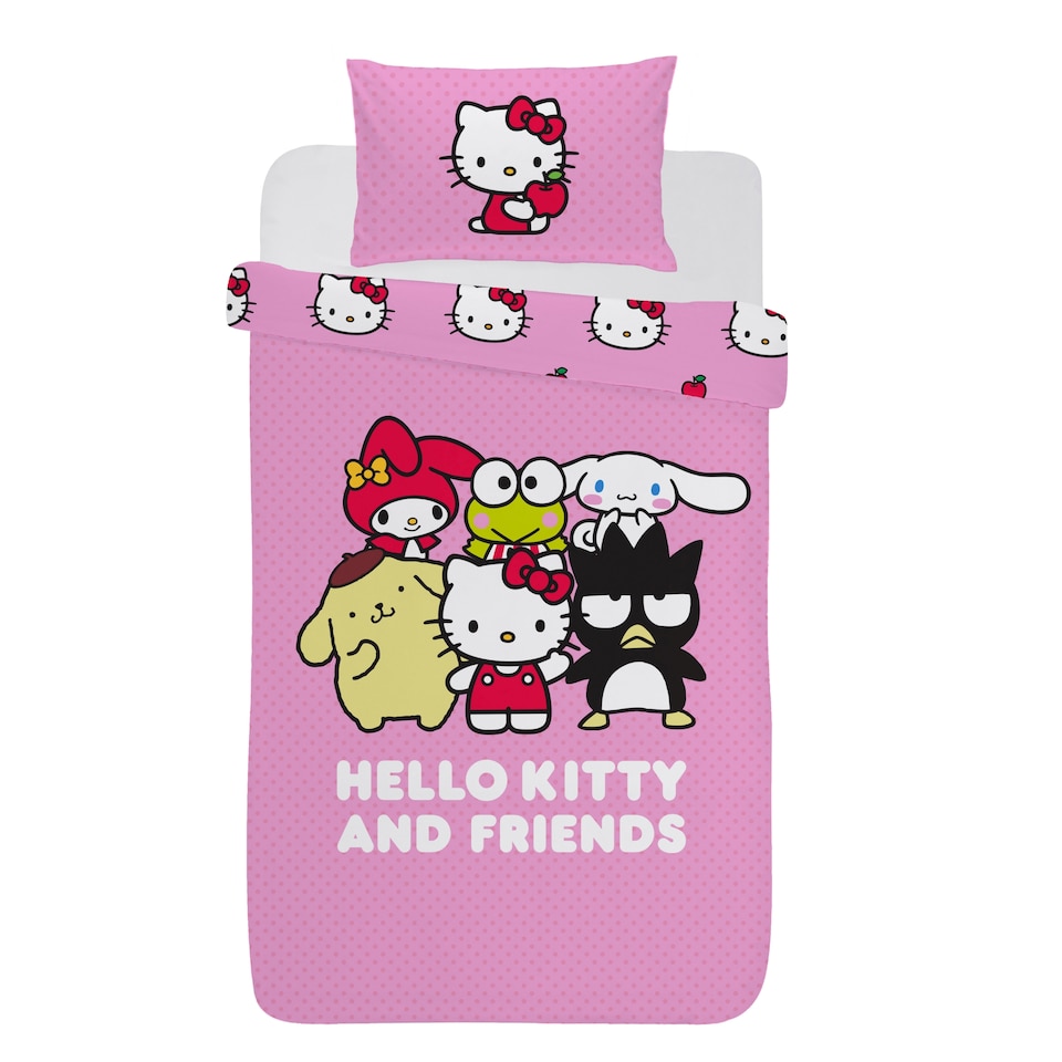 image 1 of Hello Kitty Friends Duvet Set Single