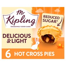Mr Kipling Deliciously Good Hot Cross Pies 6 Pack