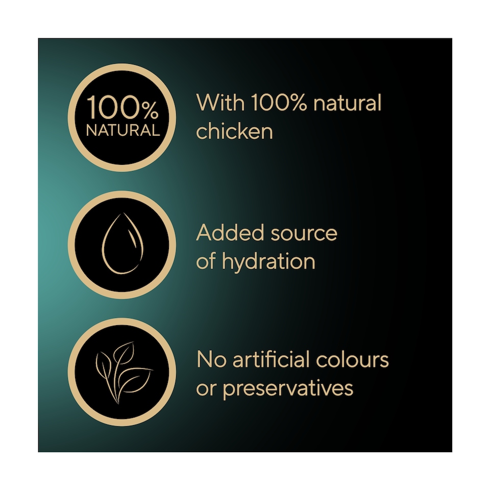 image 1 of Sheba Classics Cat Food Soup Pouches Chicken Fillet 4x40g