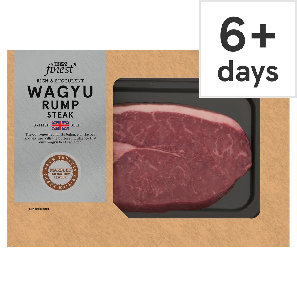 Tesco Finest Wagyu Rump 250g - Tesco Groceries