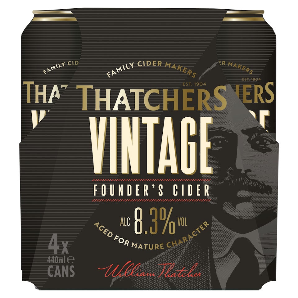 Thatchers Vintage Founder's Cider 4x440ml