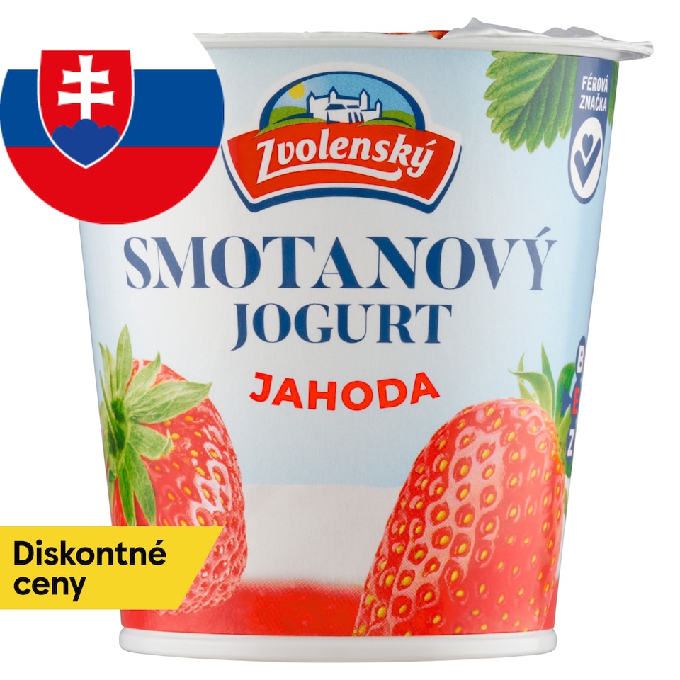obrázok 1 z Zvolenský Smotanový jogurt jahoda 145 g