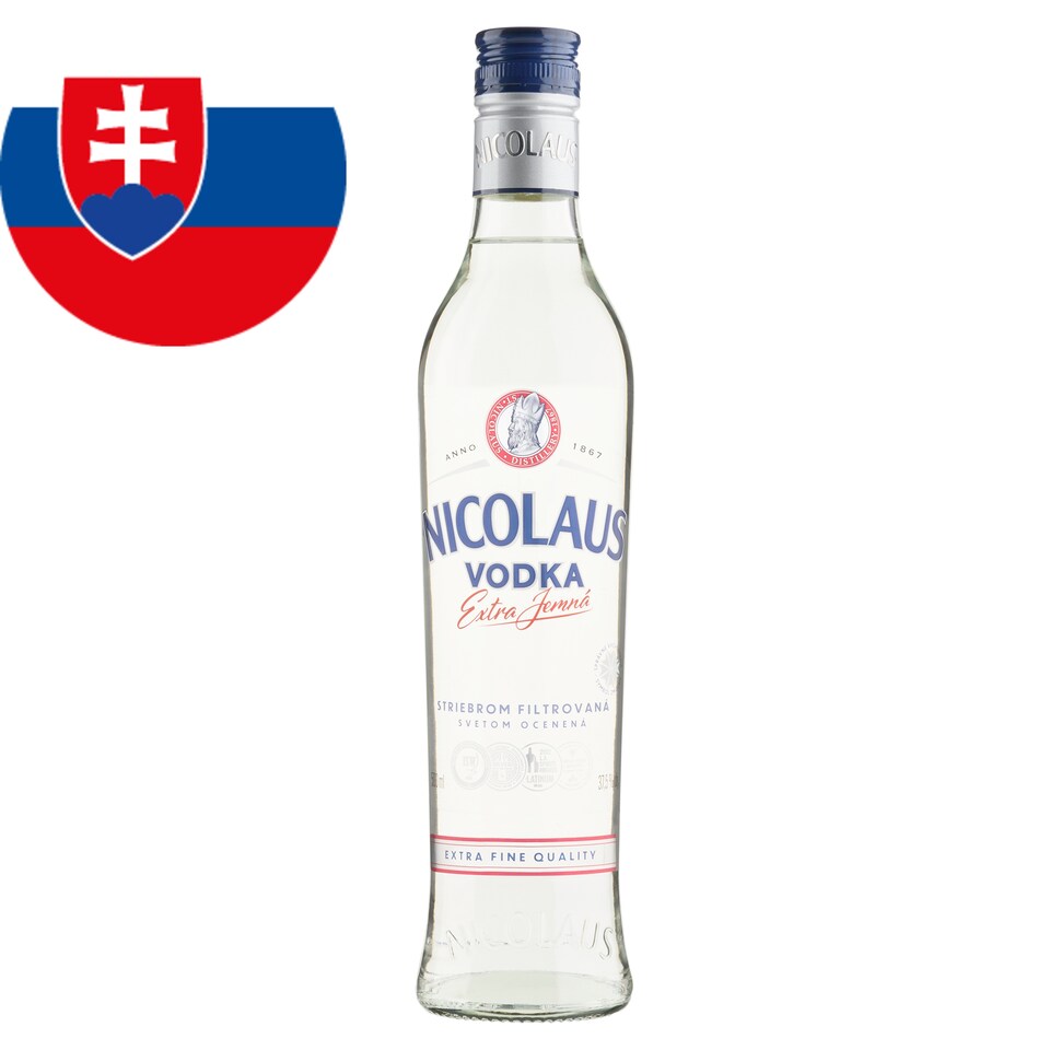 Nicolaus Vodka extra jemná 37,5% 500 ml