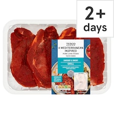 Tesco Pork Loin Steaks600g