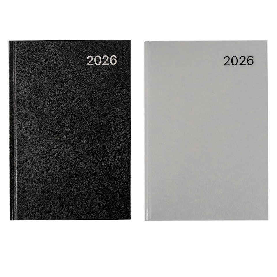 CASEBOUND A5 WEEK TO VIEW DIARY 2026 ASSORTED