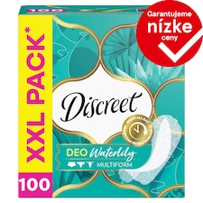 Intímky Discreet Priedušný materiál Multiform Waterlilly x100