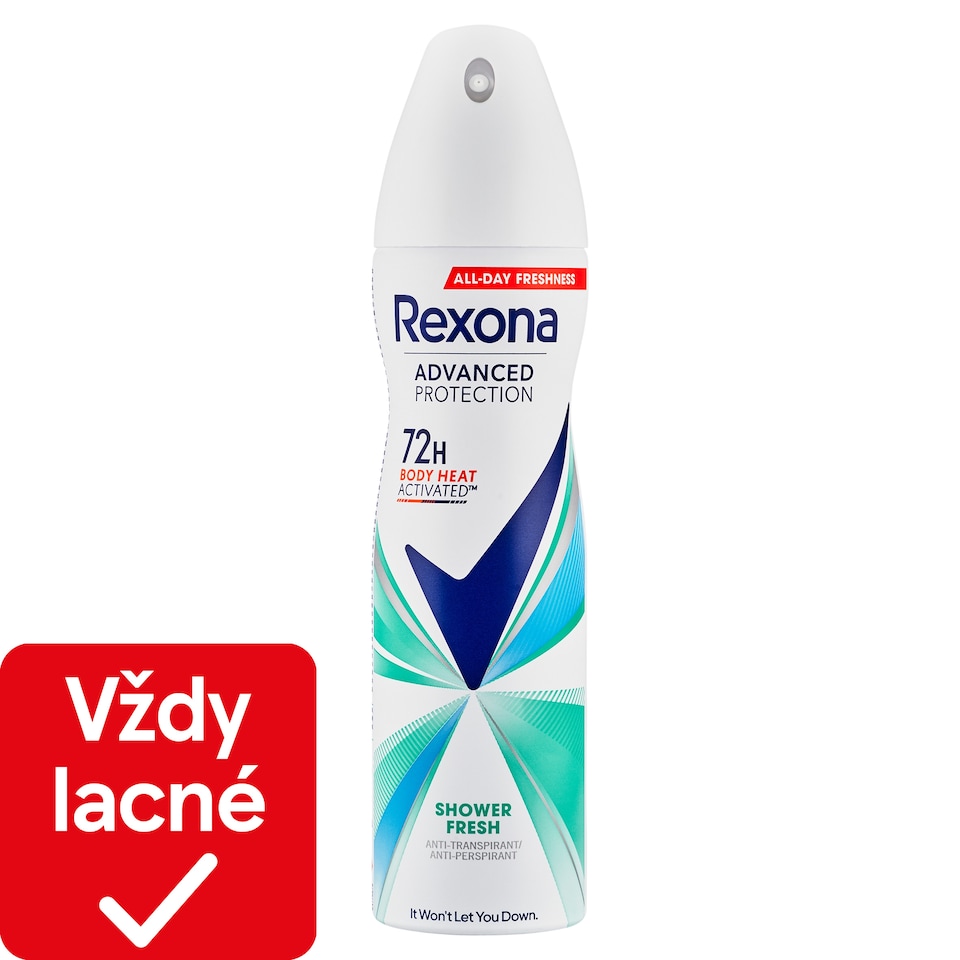 obrázok 1 z Rexona Advanced Protection Shower fresh Antiperspirant sprej 150 ml