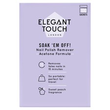 Elegant Touch Nailpolish Remover Pads 100 Pack