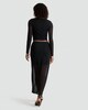 image 3 of OH ME OH MY Mesh Embellished Co-ord Skirt in Black