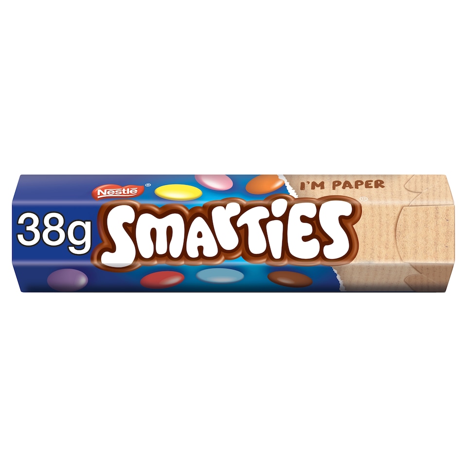 image 1 of Smarties Milk Chocolate Tube 38g