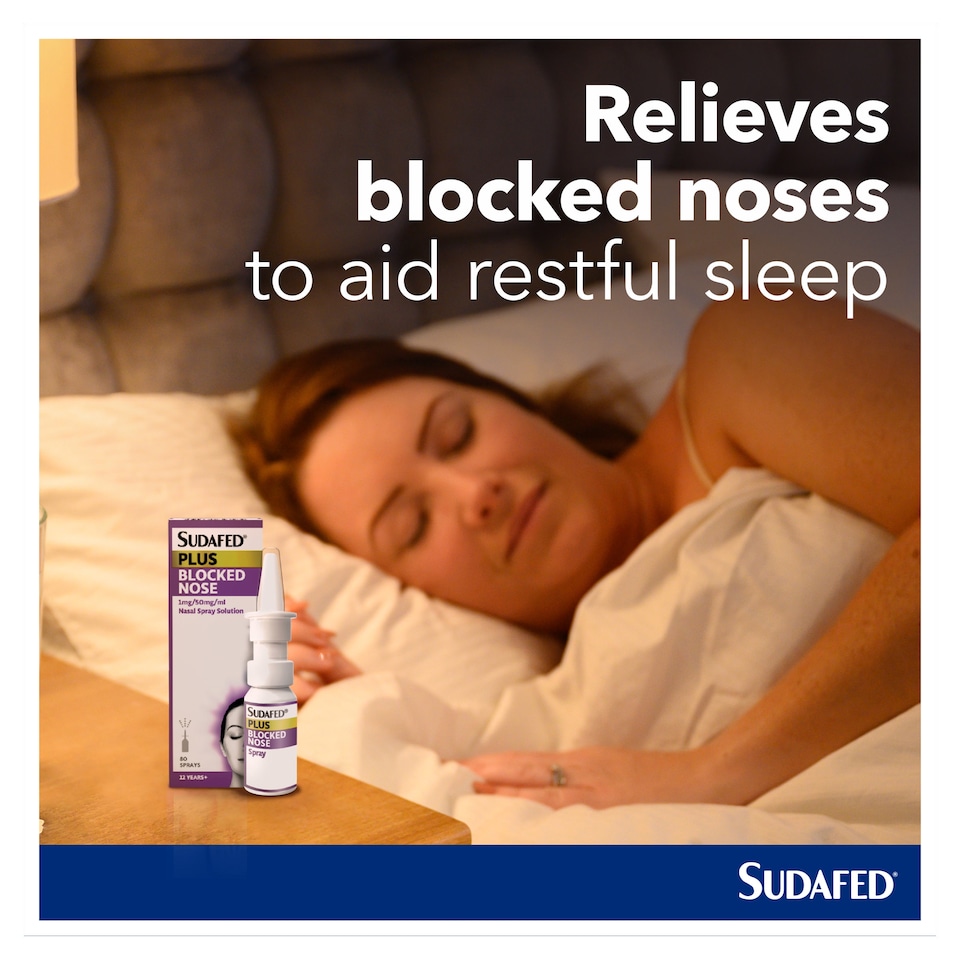 image 1 of Sudafed Plus Blocked Nose Spray 10ml 
