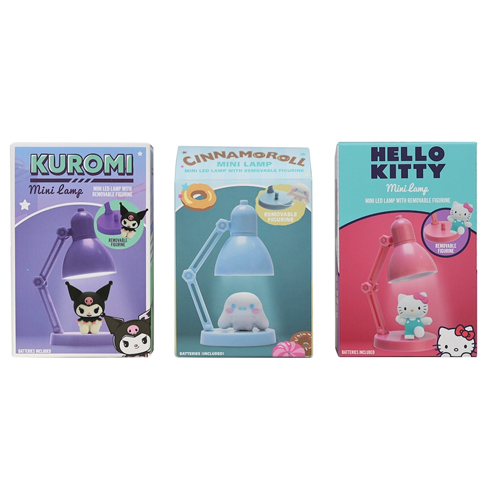 image 1 of Hello Kitty & Friends Mini LED Lamp & Figurine Toy Assorted Christmas Gift