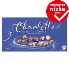 Charlotte Zmes bonbónov z mliečnej, horkej a bielej čokolády 400 g