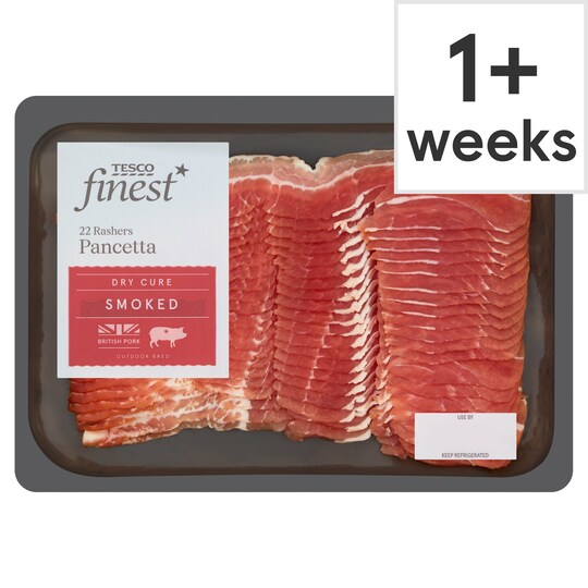 Tesco Finest Smoked Pancetta 180G Tesco Groceries