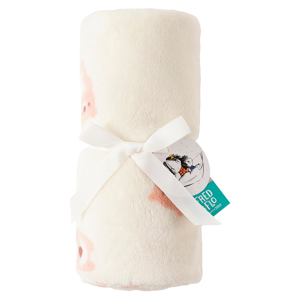Fred & Flo Teddy Fleece Blanket