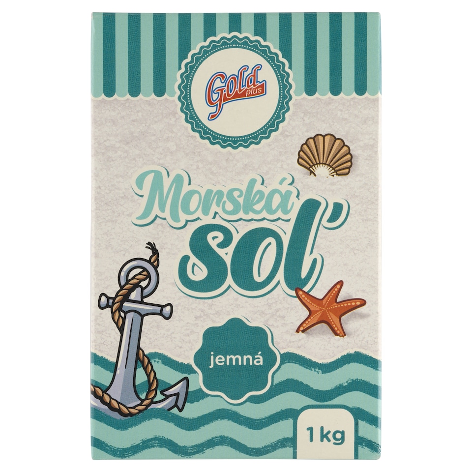 obrázok 1 z Gold Plus Morská soľ jemná 1 kg