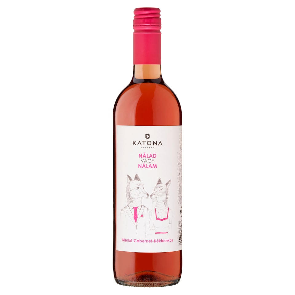 image 1 of Katona Nálad Vagy Nálam Balatonboglár Merlot-Cabernet-Kékfrankos Dry Rose Wine 13% 750 ml