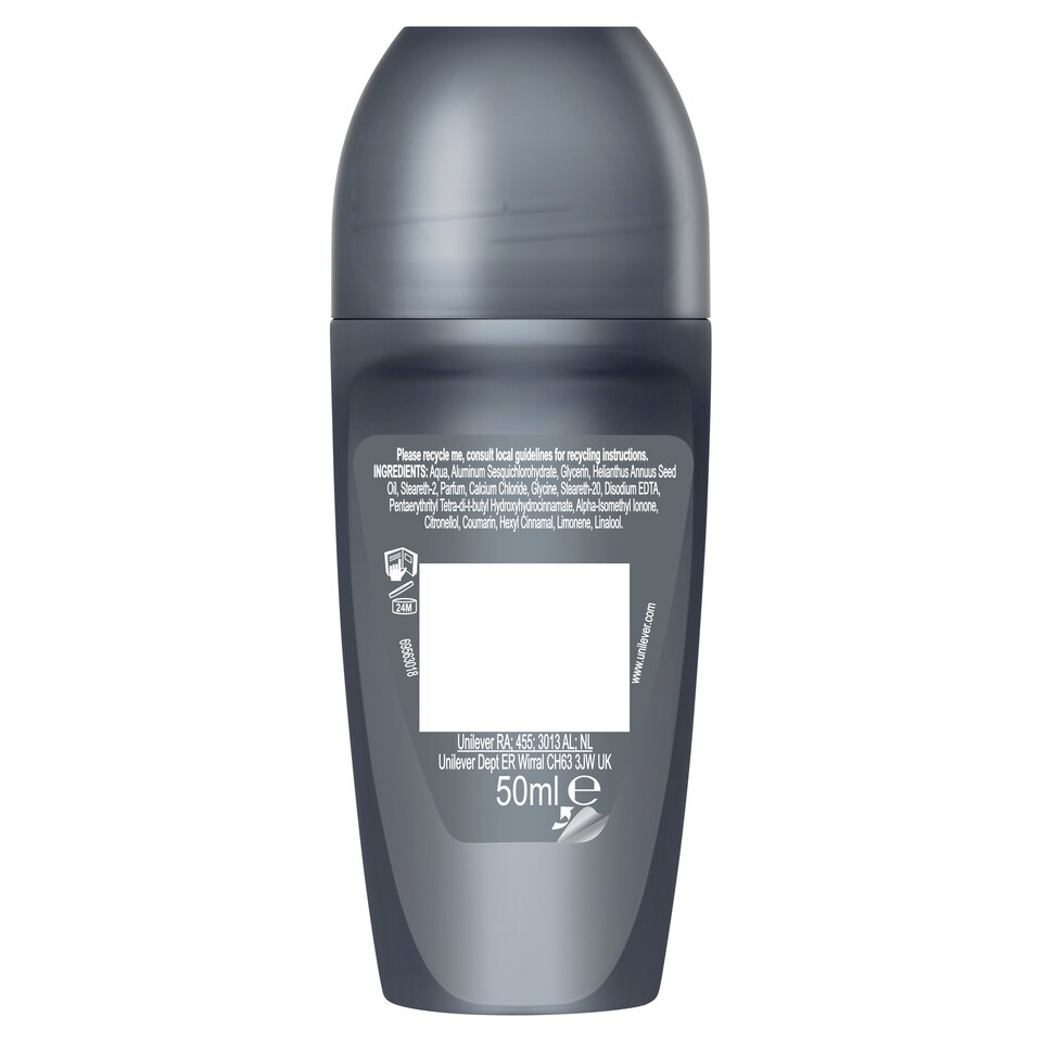 image 1 of Dove Men+Care Clean Comfort 72h Roll-On Antiperspirant Deodorant 50ml