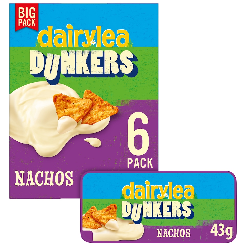 image 1 of Dairylea Dunkers Nacho 6 Pack 6x43g