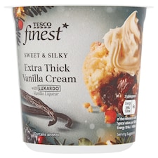 Tesco Finest Extra Thick Vanilla Cream 250Ml