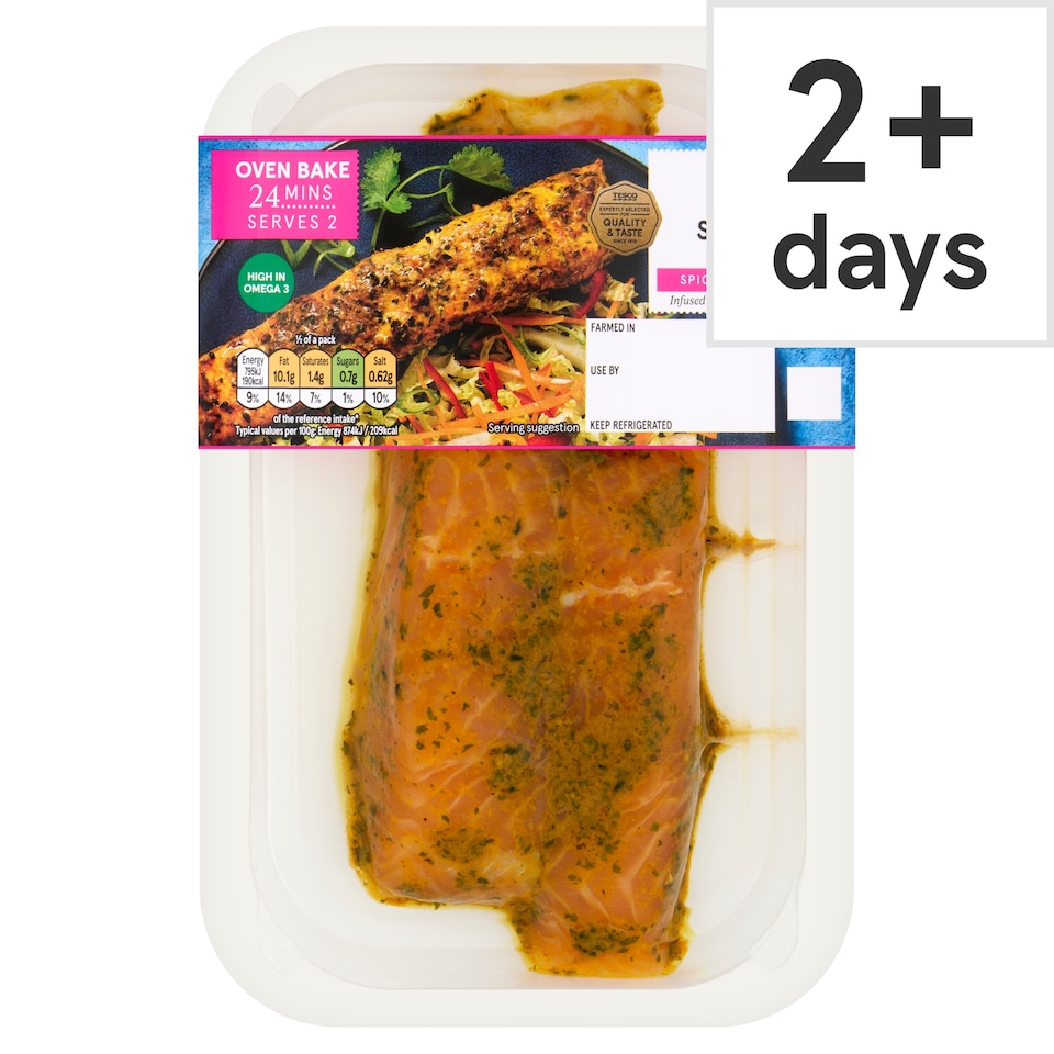 Tesco Katsu Salmon Fillets 230G