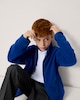 image 2 of F&F School Unisex Zip Up Fleece Jacket in Blue