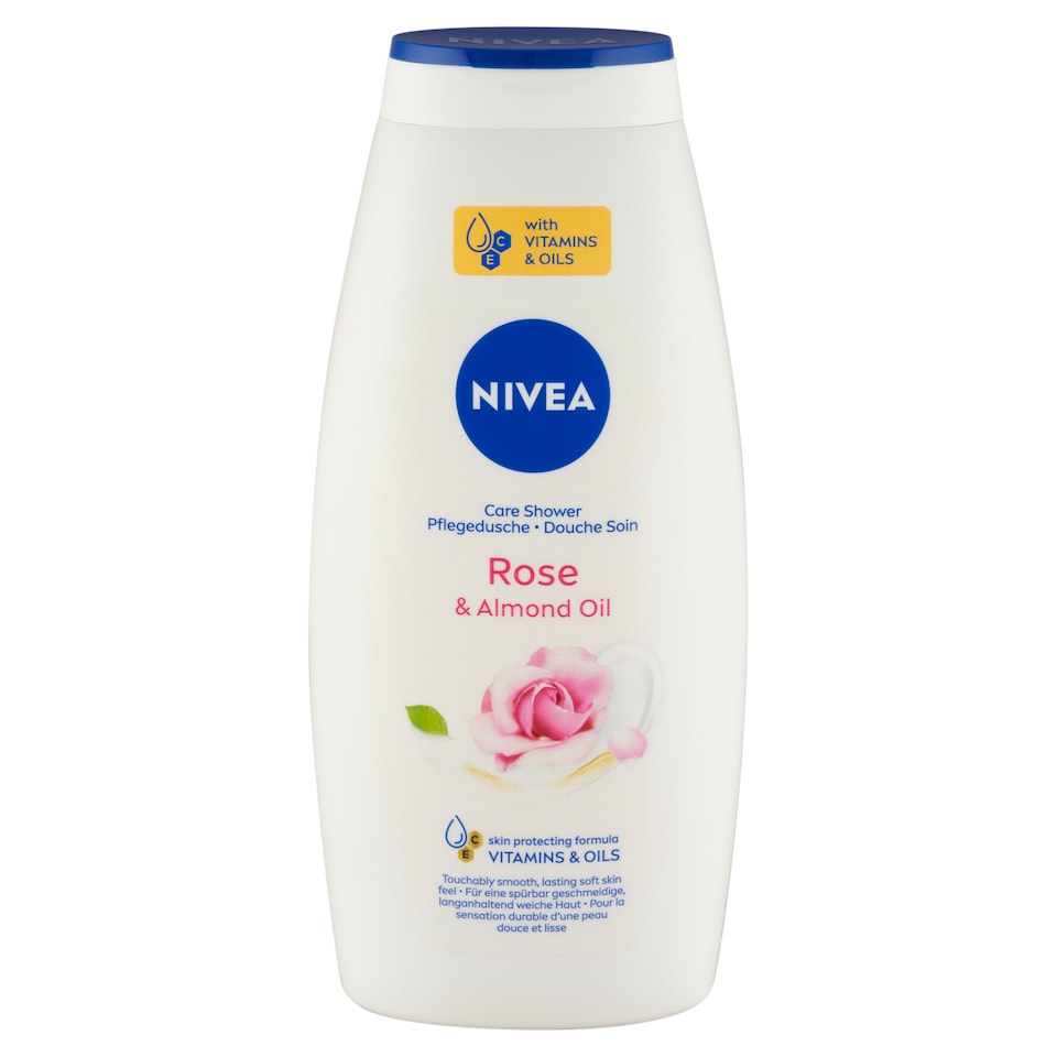NIVEA Roses & Almond Oil krémtusfürdő 750 ml