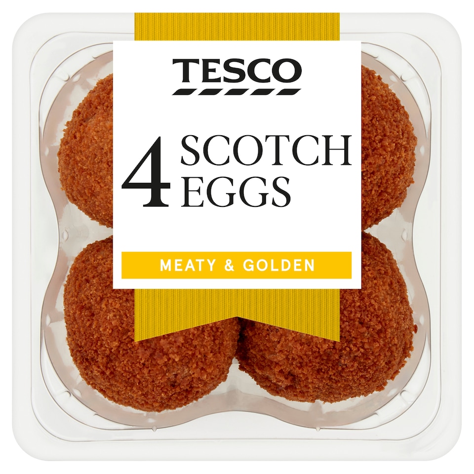 Tesco Scotch Eggs 4 Pack 454G