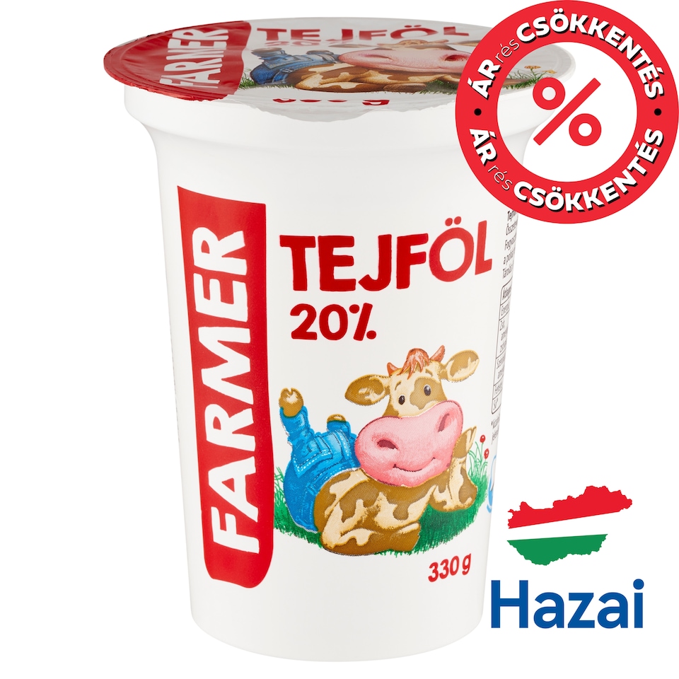 Farmer Sour Cream 20% 330 g
