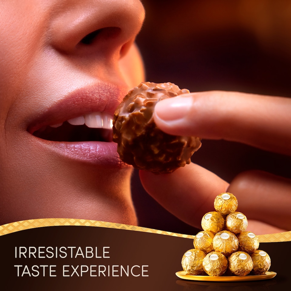 image 1 of Ferrero Rocher Chocolate Pralines Gift Box 16 Pieces 200g