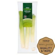 Tesco Organic Leeks 400G