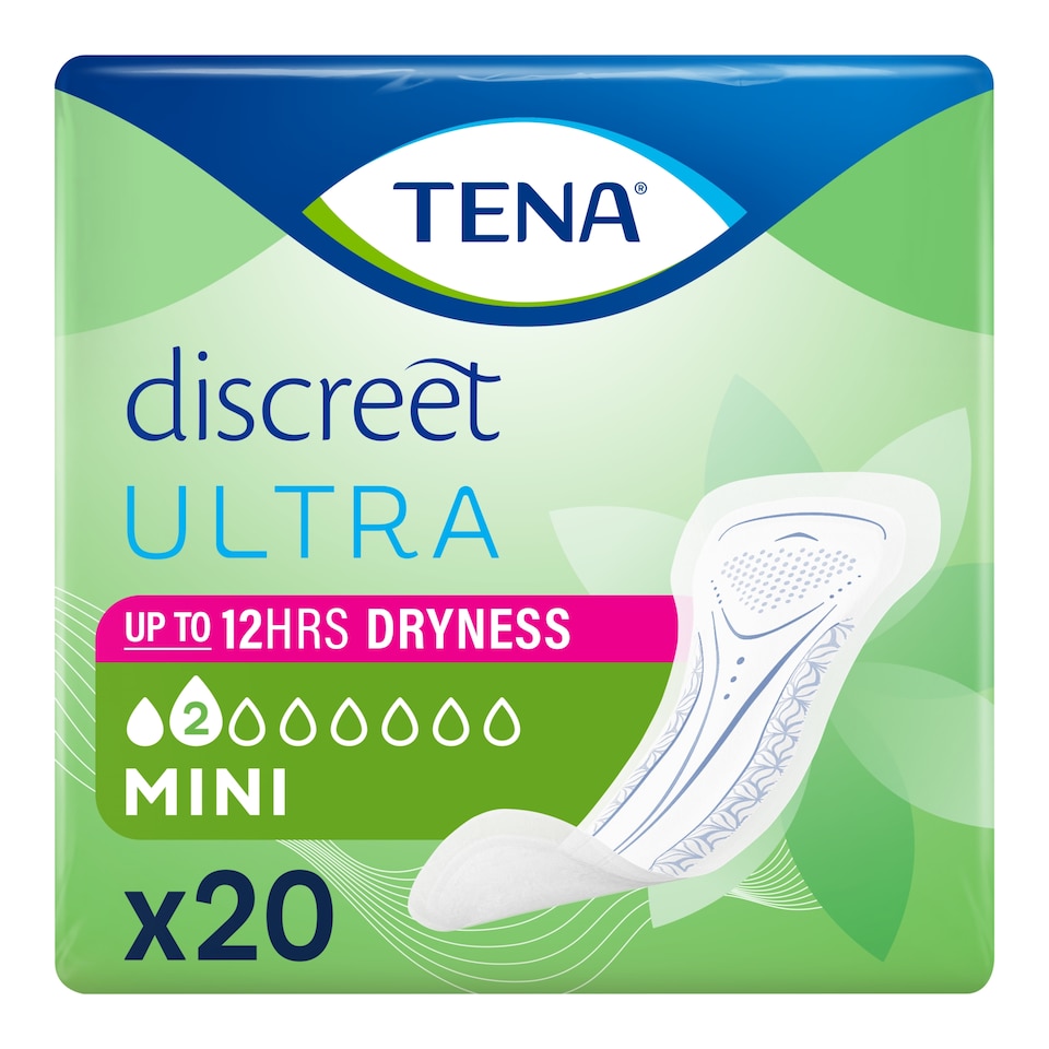TENA Discreet Mini Incontinence Pads 20 pack