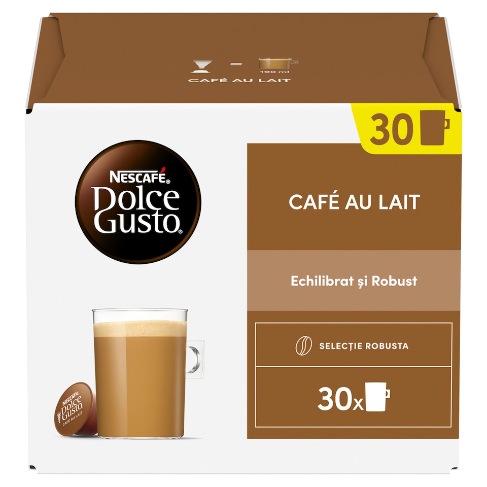 image 1 of NESCAFÉ Dolce Gusto Café au Lait - Coffee Capsules - 30 Capsules per Pack