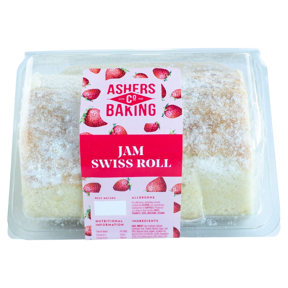 Ashers Jam Swiss Roll