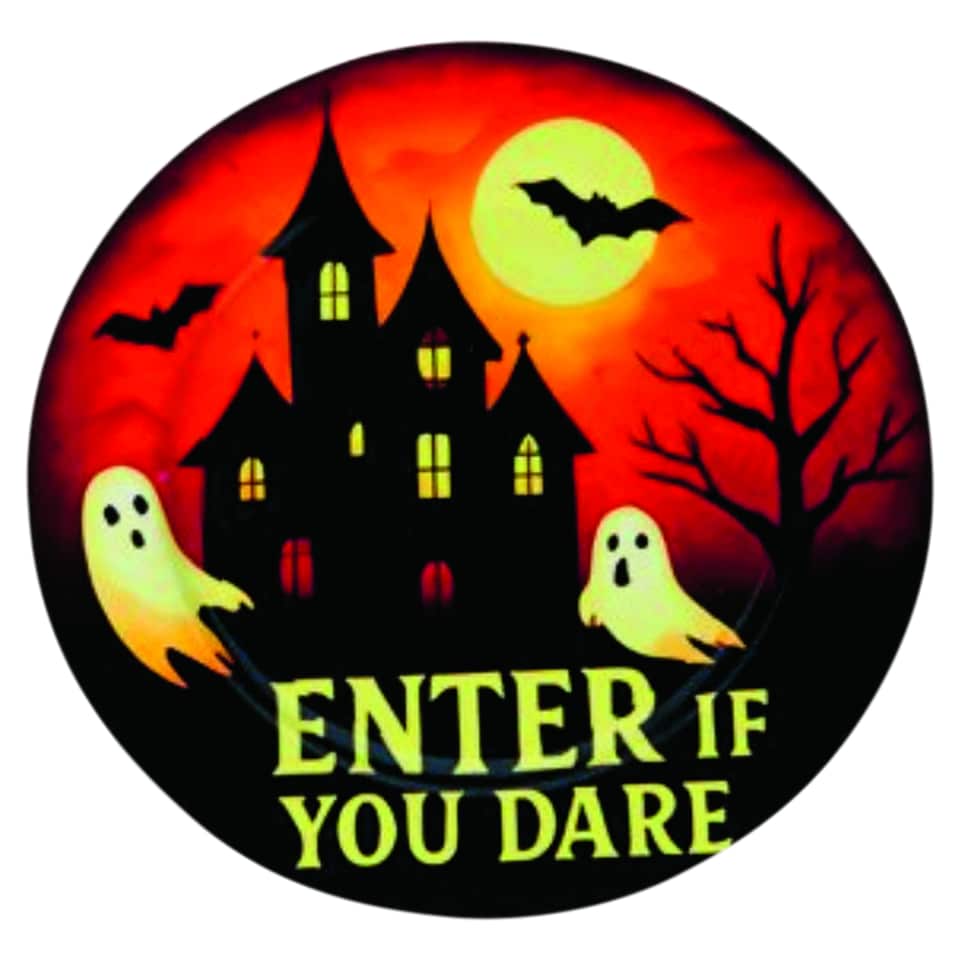 Halloween mintás műanyag tányér  1. kép
