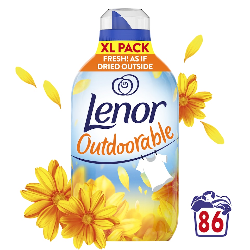 image 1 of Lenor Outdoorable Fabric Conditioner Summer Breeze 86 Washes 1.204l