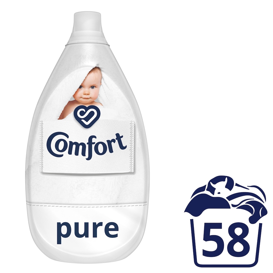 image 1 of Comfort Pure Ultra Concentrated Fabric Conditioner 58 Wash 870Ml
