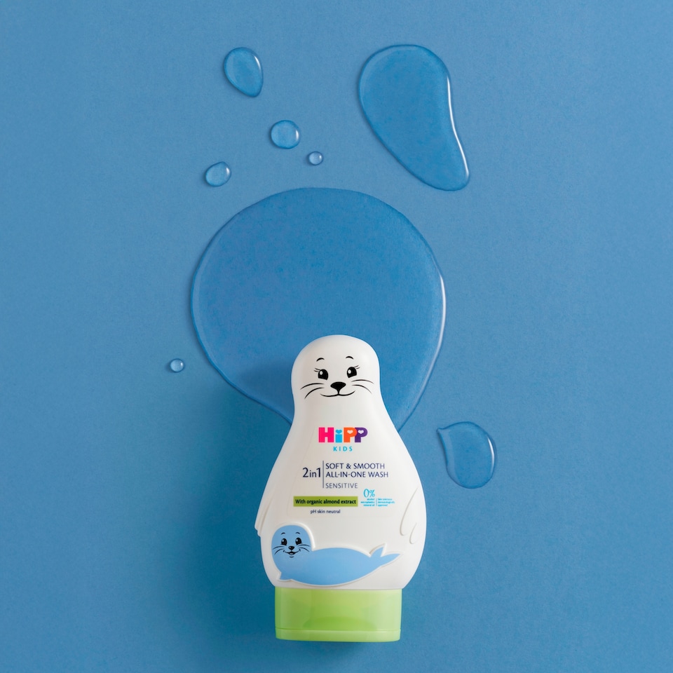 image 1 of Hipp Kids Soft & Smooth All In One Wash 200Ml