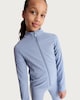 image 2 of F&F Active Girls ULTRAMOVE Zip Up Jacket in Blue