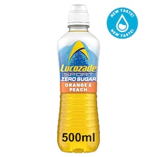 Lucozade Sport Zero Sugar Drink Orange & Peach 500ml
