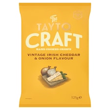 Tayto Craft Vintage Cheddar & Onion 125G
