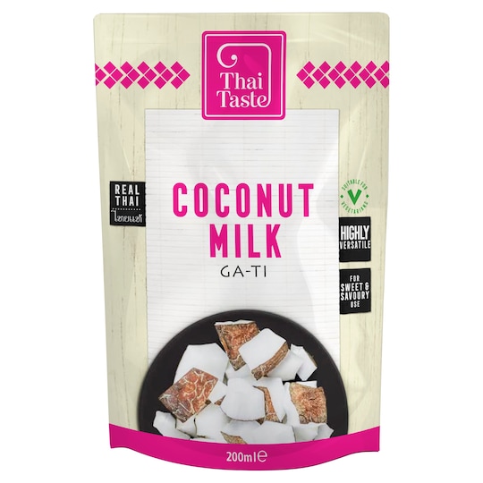THAI TASTE COCONUT MILK POUCH 200ML Tesco Groceries