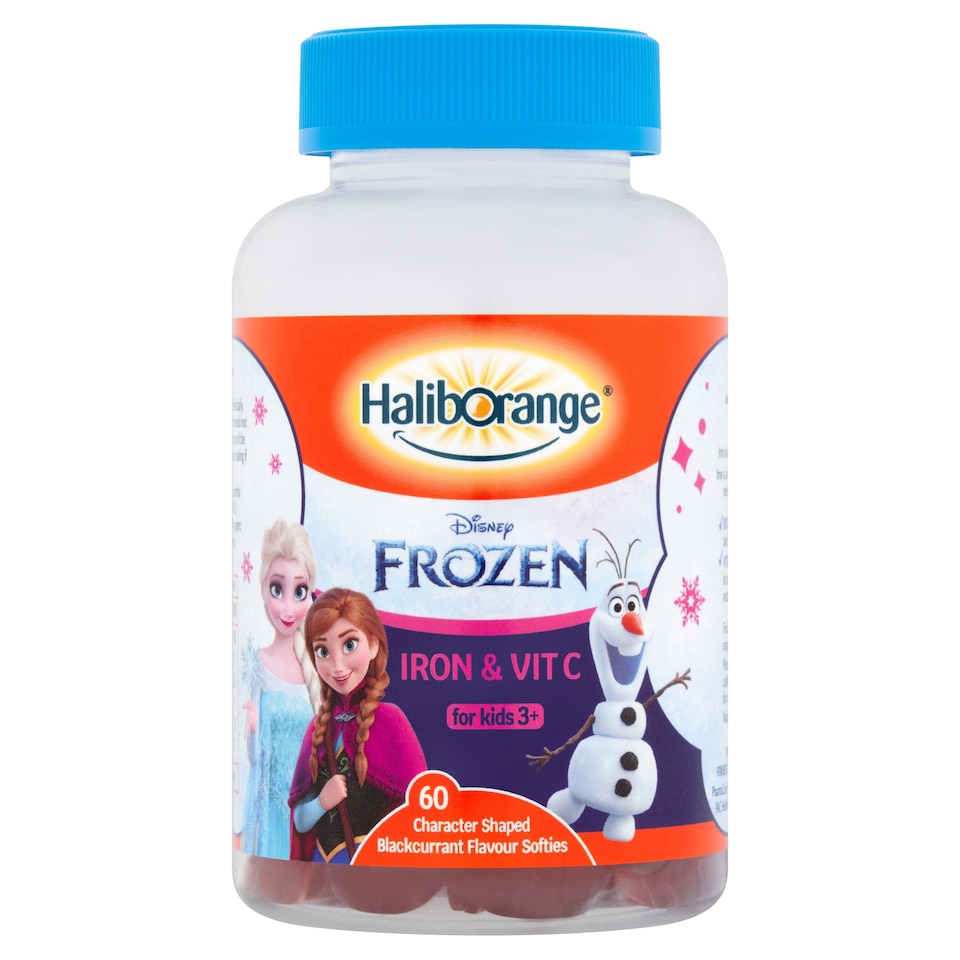 Haliborange Disney Frozen Iron & Vit C Blackcurrant 60s