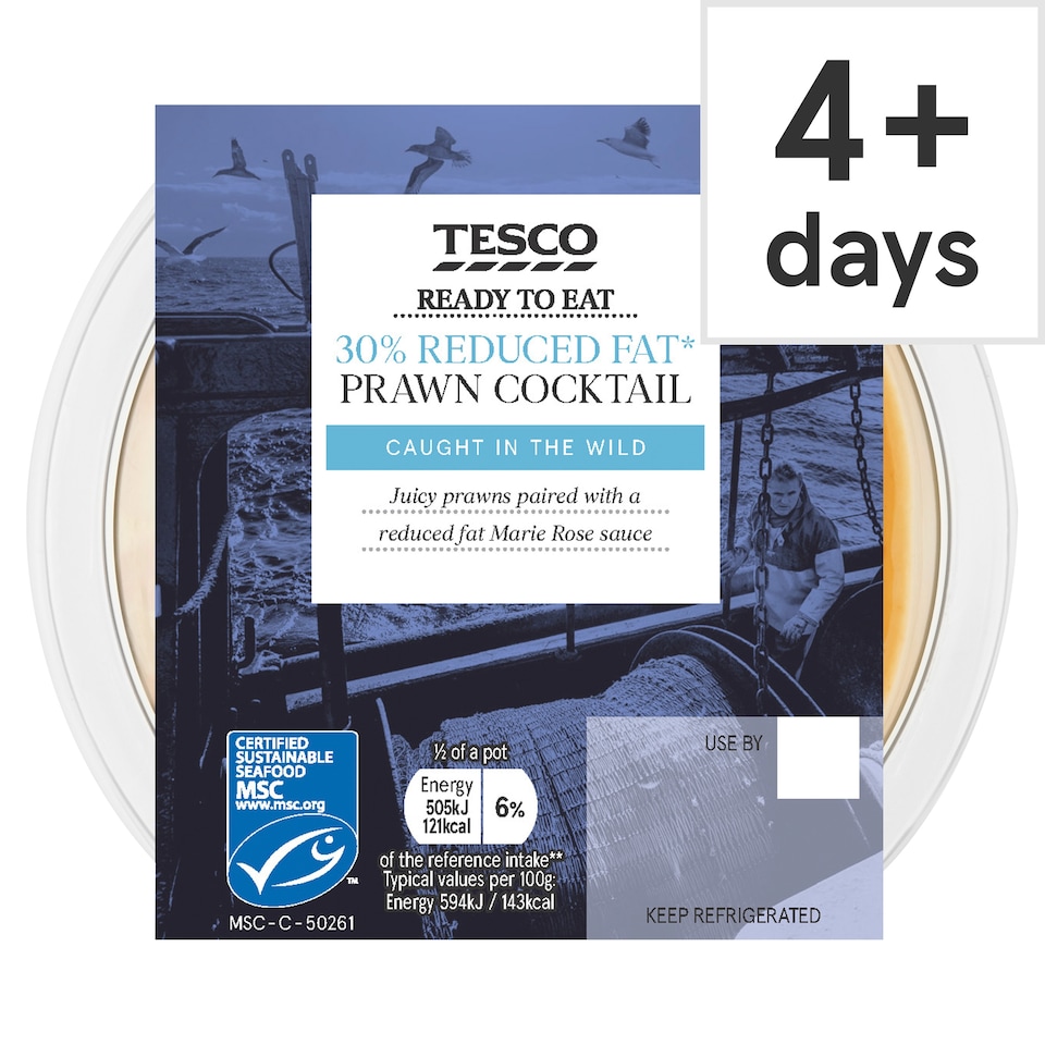 Tesco 30% Reduced Fat Prawn Cocktail 170G