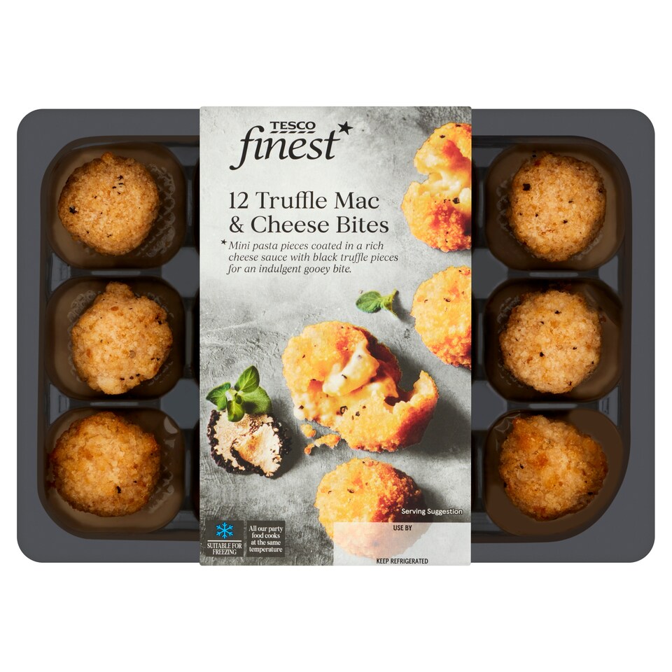 Tesco Finest 12 Truffle Mac N Cheese Bites 240G