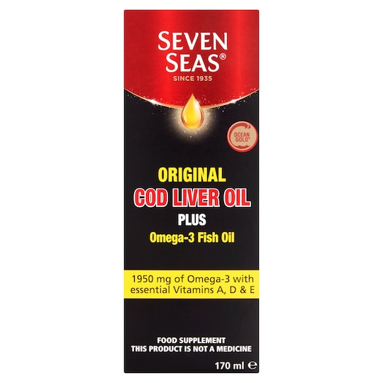 Seven Seas Cod Liver Oil Liquid 170Ml Tesco Groceries