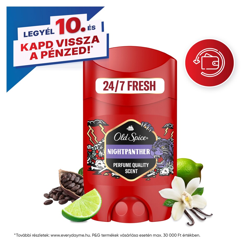 Old Spice Night Panther Férfi Stift Dezodor, 65 ml 1. kép
